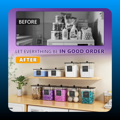 Laundry Pods Container Set