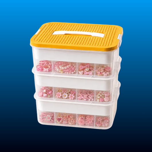 3-Layer Stackable Storage Bin with Lid