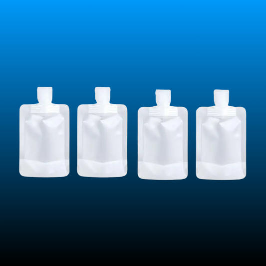 Reusable Plastic Pouches (12 Pack)