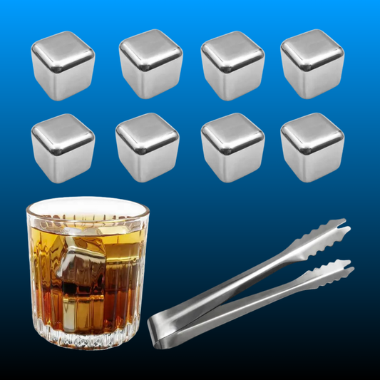 Metal Reusable Ice Cubes (8 Pack)