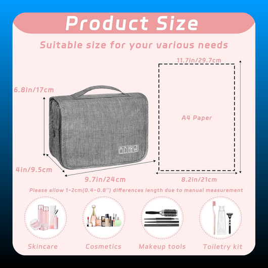 Durable and Portable Toiletry Bag