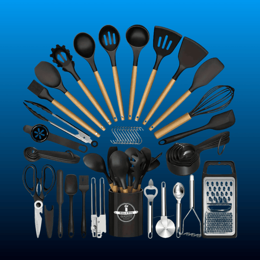 44-Piece Silicone Kitchen Utensil Set