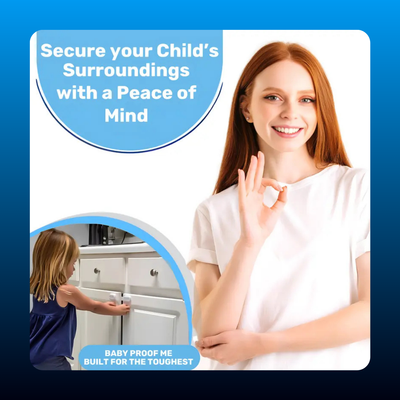 Adhesive Child Safety Strap Locks