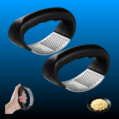 Stainless Steel Garlic Press 2pcs