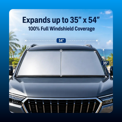 Retractable Windshield Sunshade