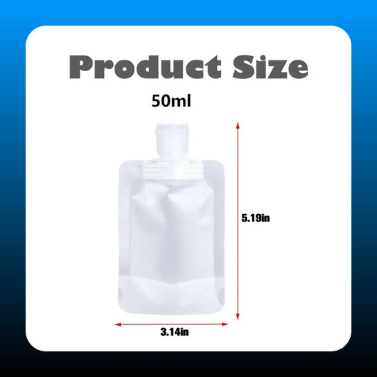Reusable Plastic Pouches (12 Pack)