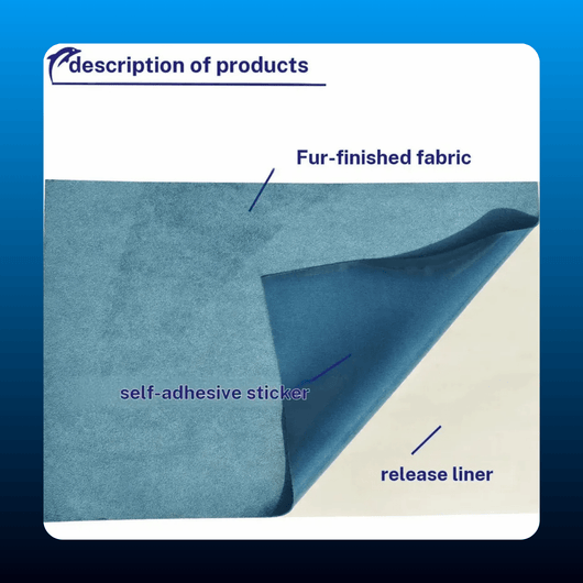 Self-Adhesive Suede Fabric Repair Patch