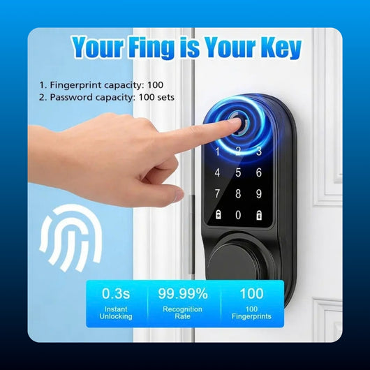 Fingerprint Smart Deadbolt with App