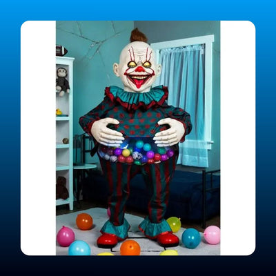 Animated Round Bellied Clown Prop