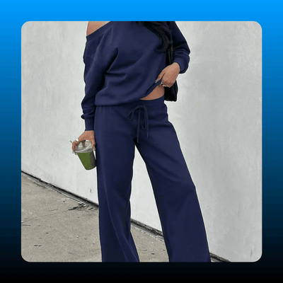Knit Jumper And Wide Leg Set