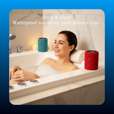 Portable Bluetooth Speaker with Magnetic 2-in-1 Design