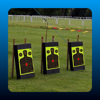 12x18 Inch Silhouette Splatter Adhesive Targets Paper (10 pack)