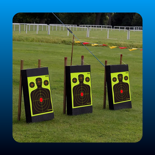 12x18 Inch Silhouette Splatter Adhesive Targets Paper (10 pack)