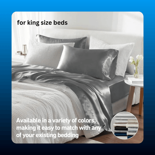 6-Piece Satin Bedding Set