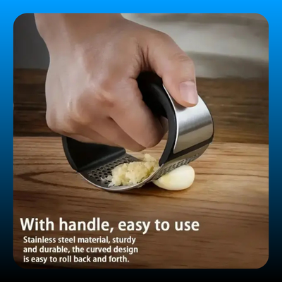 Stainless Steel Garlic Press 2pcs