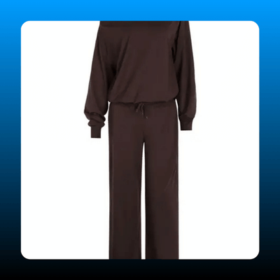 Knit Jumper And Wide Leg Set