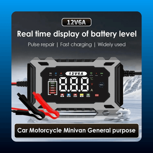 12V 6A Smart Battery Charger