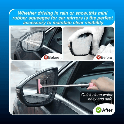 Retractable Car Mirror Wiper