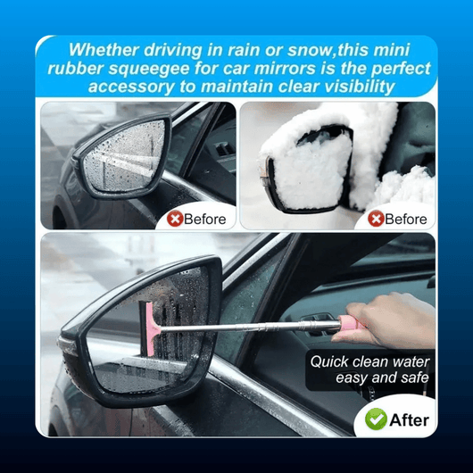 Retractable Car Mirror Wiper