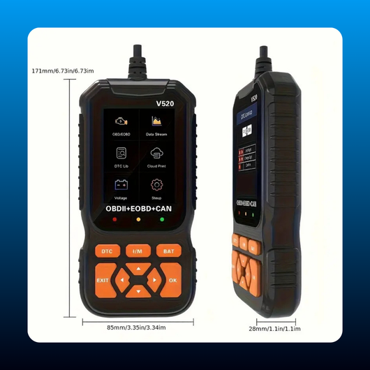 Professional Mechanic OBDII Diagnostic Code Reader Tool