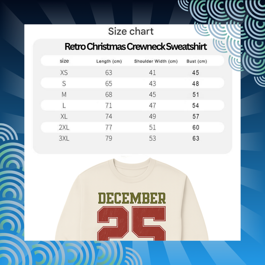 Retro Christmas Crewneck Sweatshirt