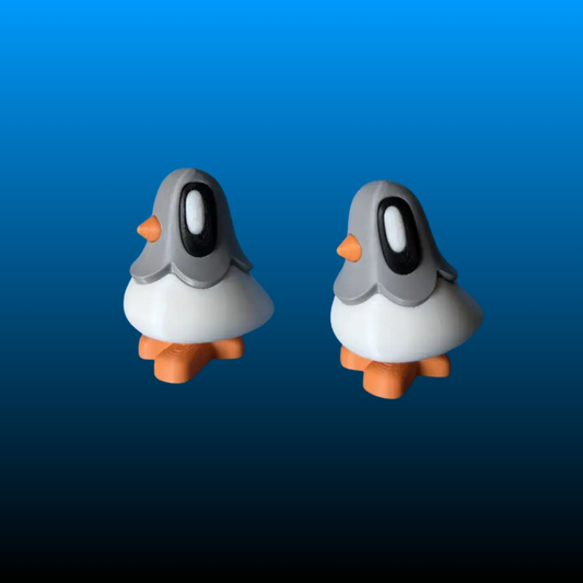 Mini Secret Note Carrier Pigeons with Magnetic Feet (2 Pack)