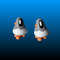 Mini Secret Note Carrier Pigeons with Magnetic Feet (2 Pack)