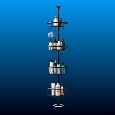 4-Tier Adjustable Corner Shower Caddy