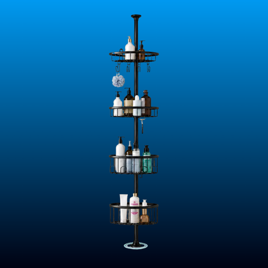 4-Tier Adjustable Corner Shower Caddy