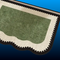 Green Scalloped Bath Mat