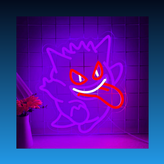 Cartoon Style LED Neon Wall Light