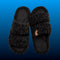 Fuzzy Open Toe House Slippers