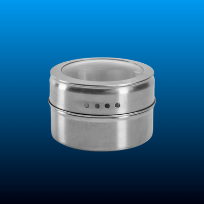 Magnetic Spice Jar Set Stainless Steel Spice Tins