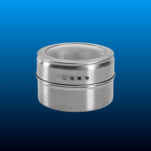 Magnetic Spice Jar Set Stainless Steel Spice Tins
