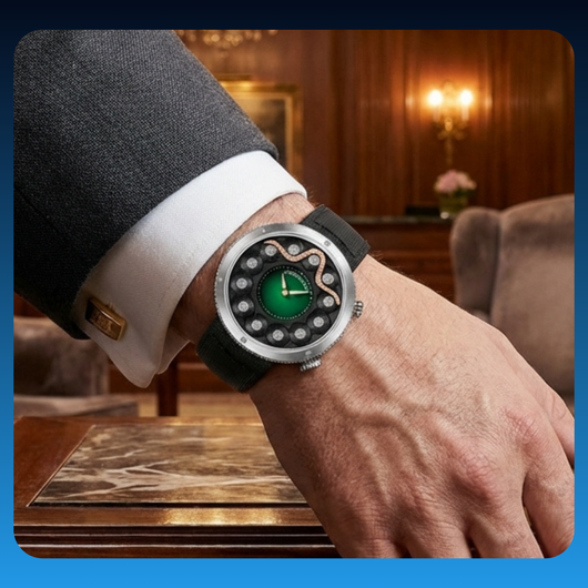 Snake Movement Luxury Watch