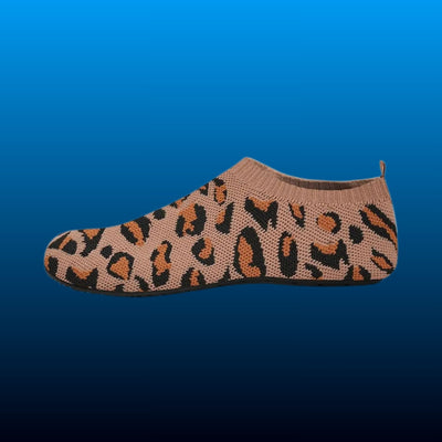 Barefoot Water Shoes with Leopard Print