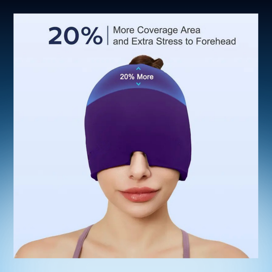 Migraine Relief Cap with Hot and Cold Therapy