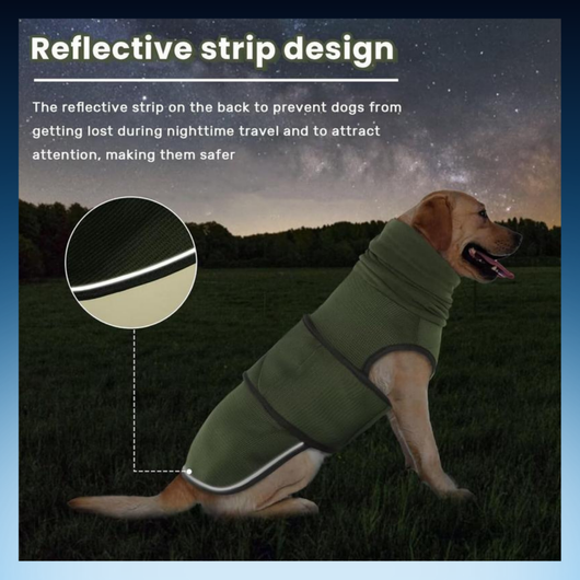 Calming Dog Hoodie Vest with Noise-Reducing Ear Cover