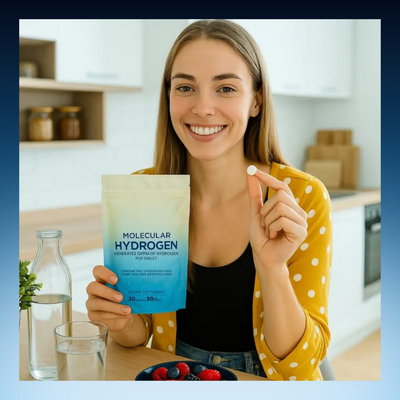 Molecular Hydrogen Effervescent Tablets 30 Day Supply