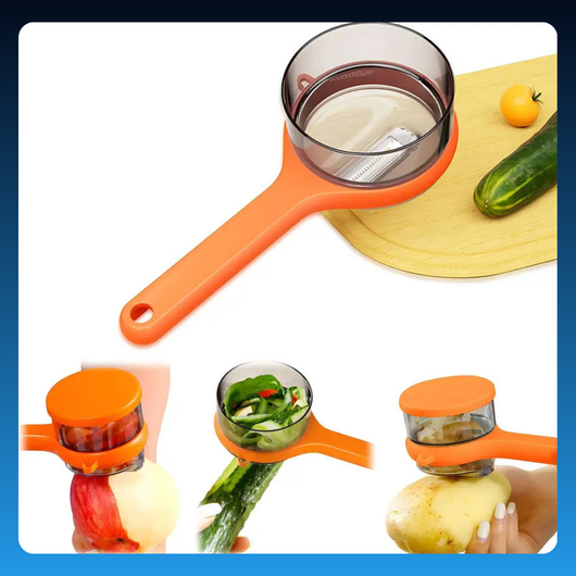 Peeling Knife with Peel Collector