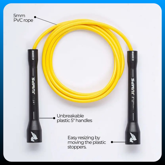 Adjustable Boxing Jump Rope w/ Unbreakable Handles