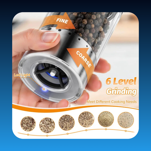Electric Salt & Pepper Grinder Sets