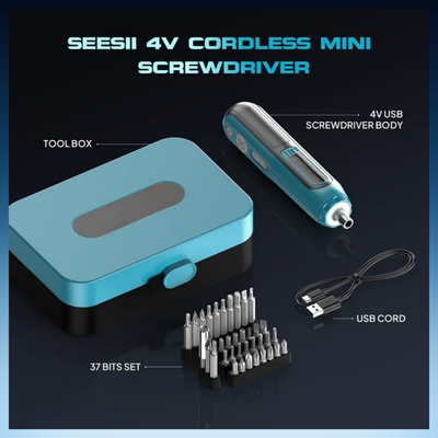 Mini Electric Screwdriver with LED Light