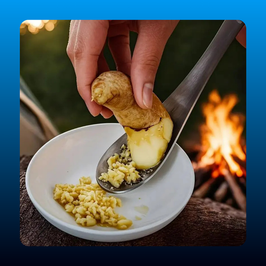 Stainless Steel Ginger Grating Spoon