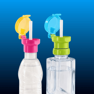 Kids Water Bottle Straw Conversion Lids (2 Pack)