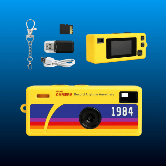 Mini Retro Digital Camera with Memory Card