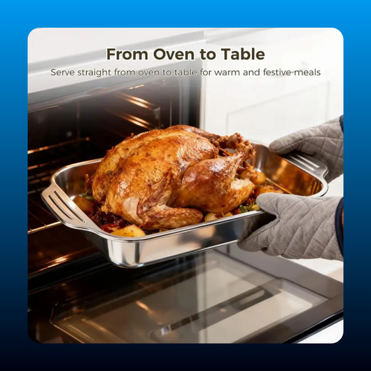 Stainless Roasting Tray with Lid