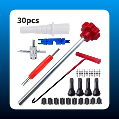 14-Piece Set Quick Change Tire Valve Tool Kit
