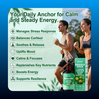 Organic 10 in 1 Rhodiola Rosea Liquid Drops