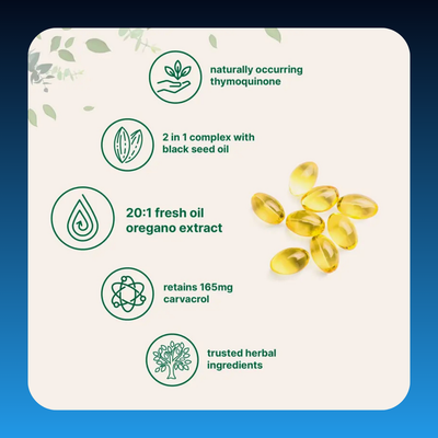 Oregano & Black Seed Oil Supplement